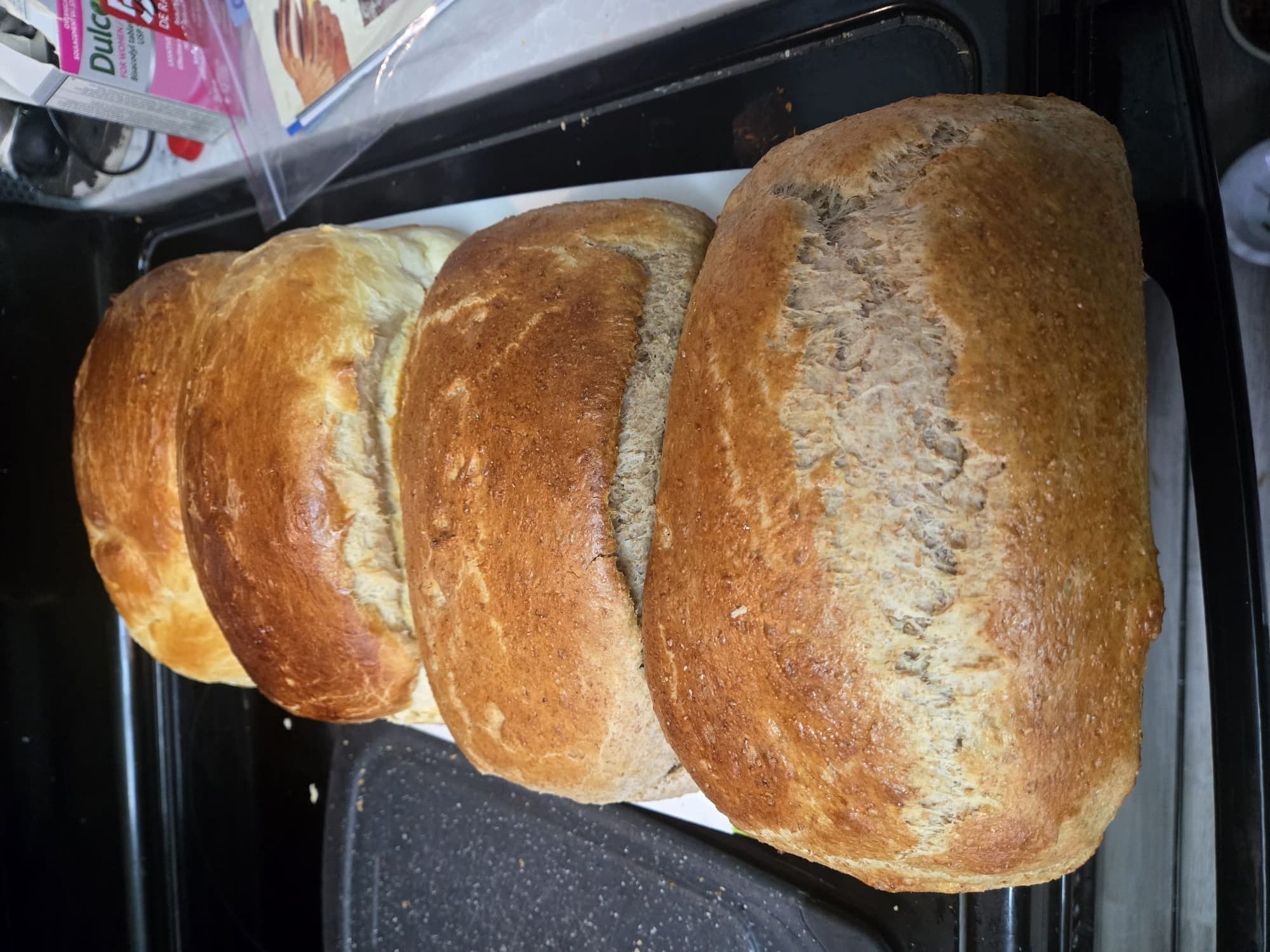 Brown bread loaf
