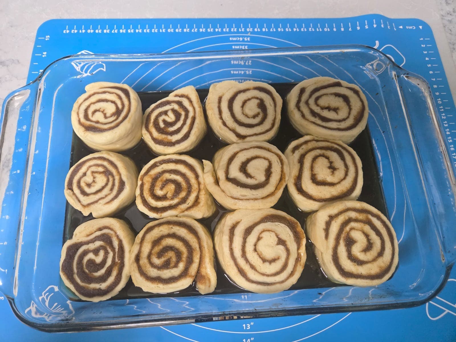 Cinnamon buns close-up