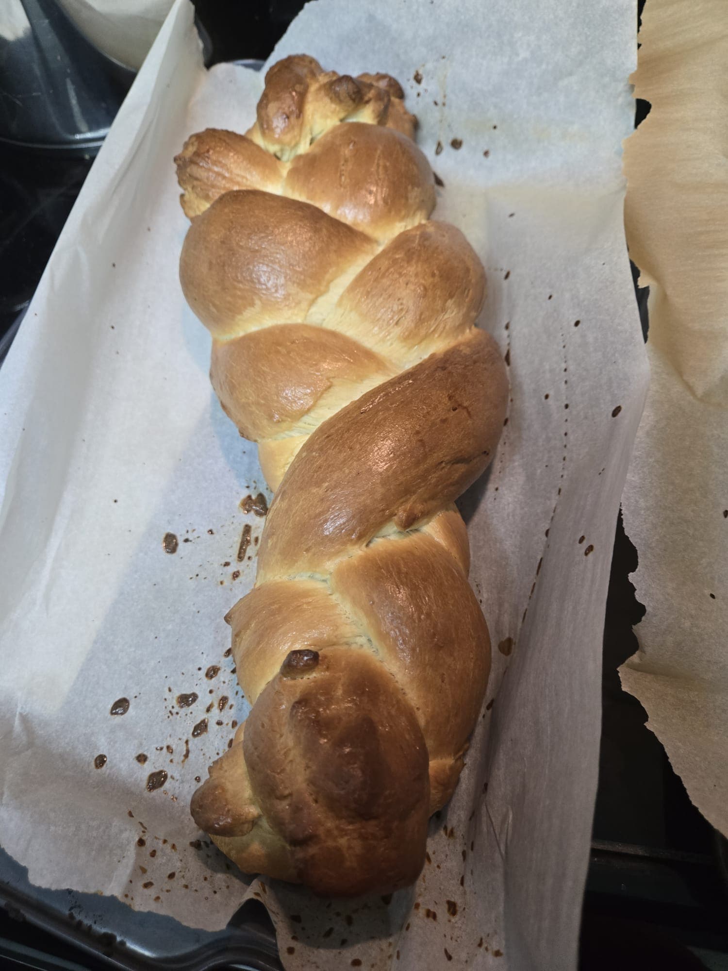Braided sweet bread