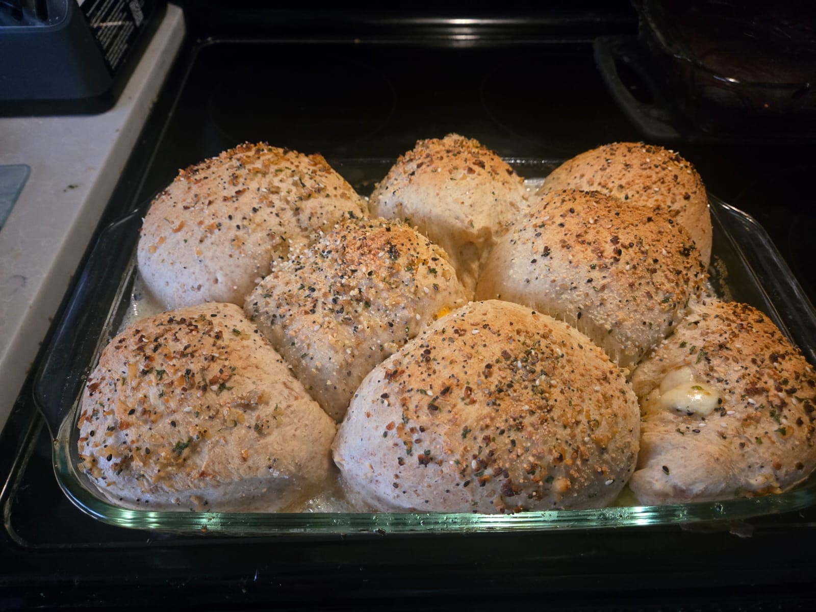 Garlic cheesy bread bombs
