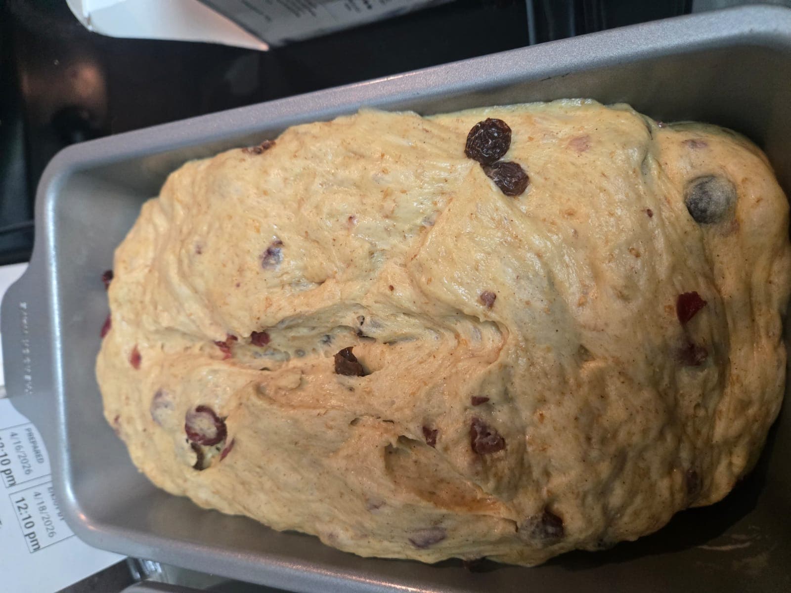Raisin loaf